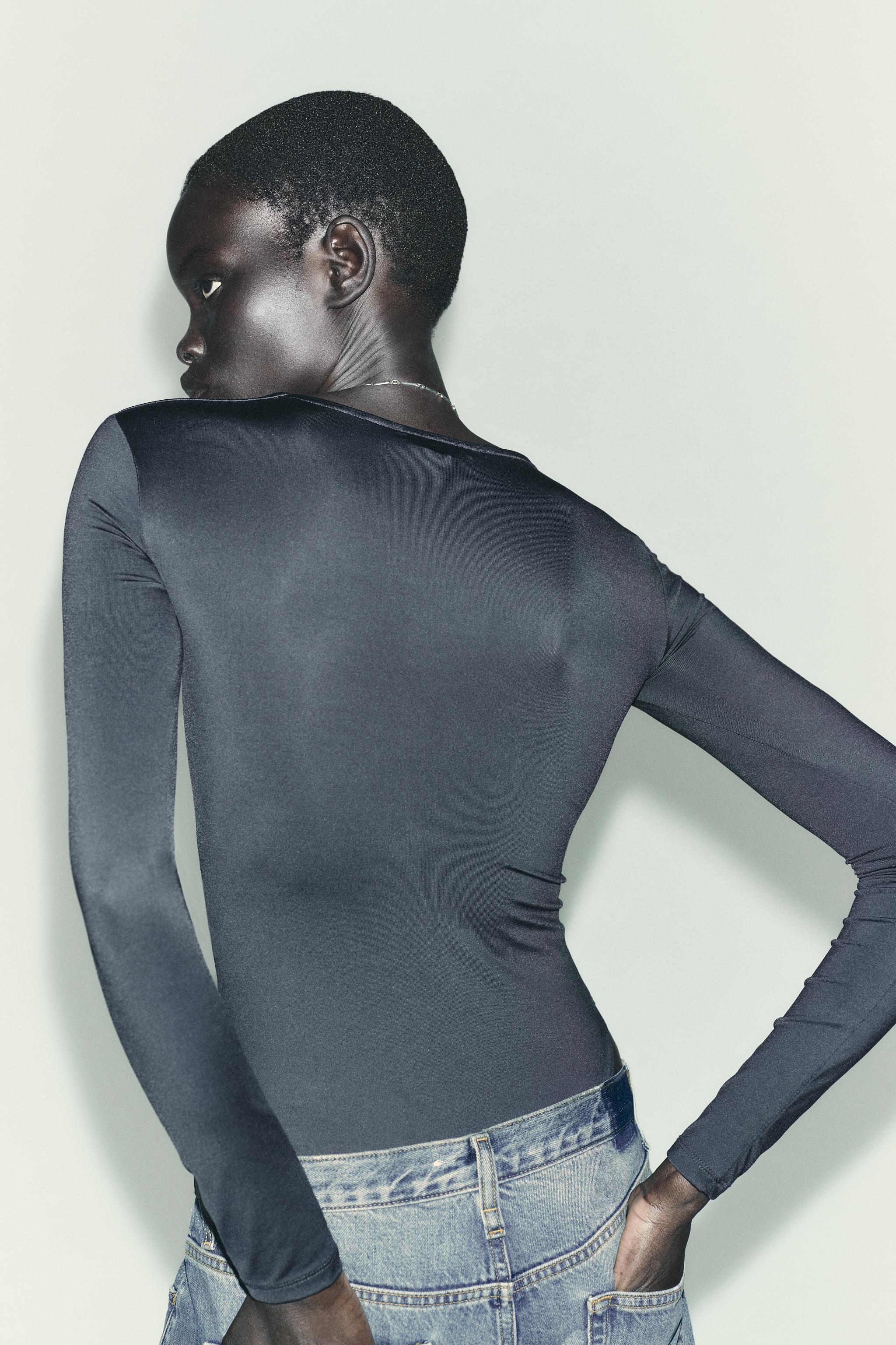BASIC POLYAMIDE BODYSUIT